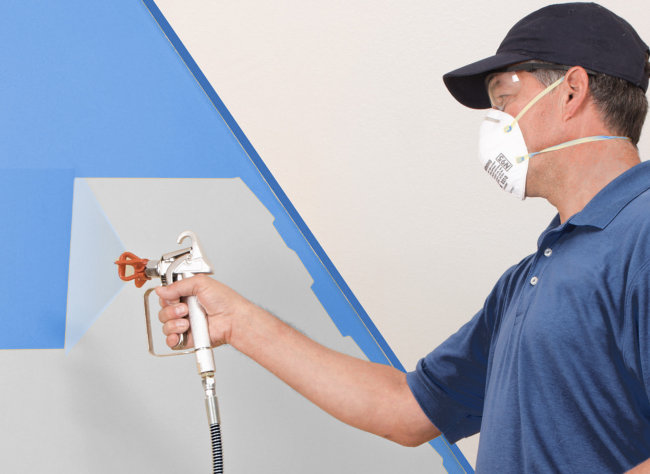 Spray Paint Decorators Spray Ceilings Walls Haywood