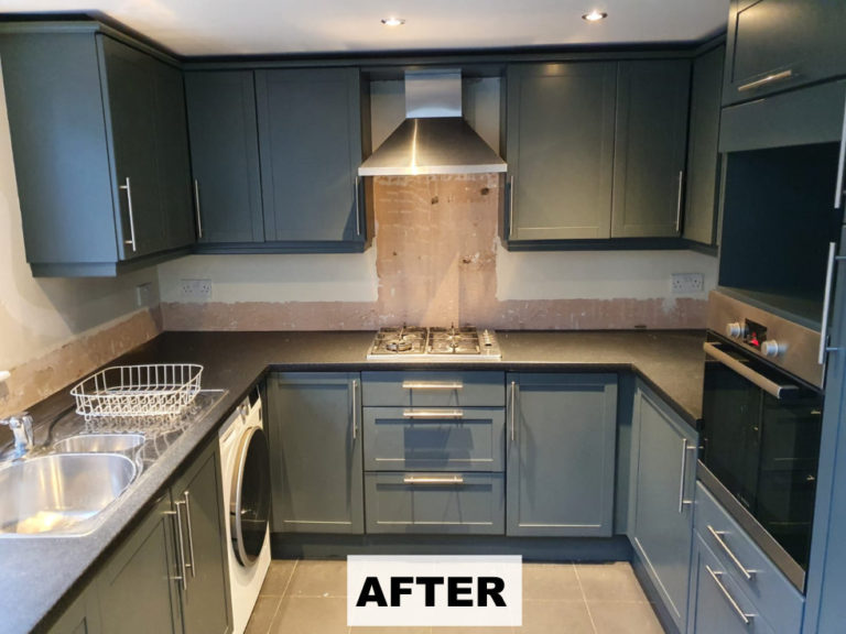 Kitchen Unit Spray Paint Kitchen Painters Haywood Coatings