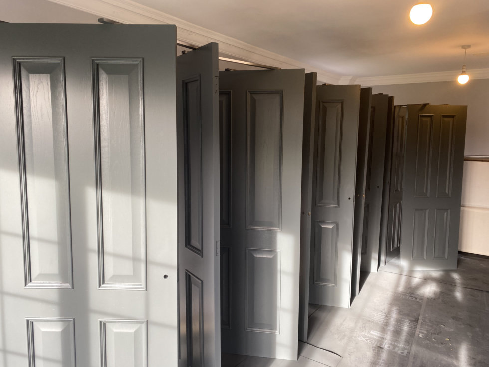 Door Spray Painting Service inc uPVC Doors Haywood Coatings Ltd